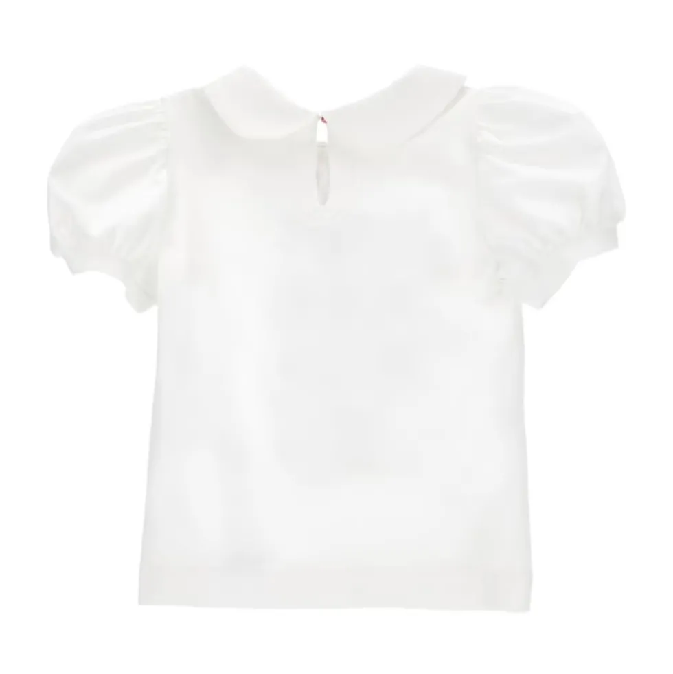 Ruffle T-shirt med jordbærprint