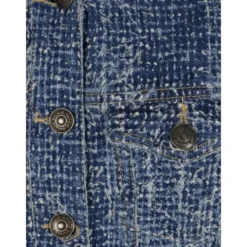 Rundærmet Denimjakke