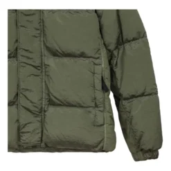 Sage Puffer Jacket med hætte