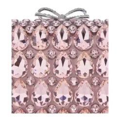 Satin Crystal Clutch Taske