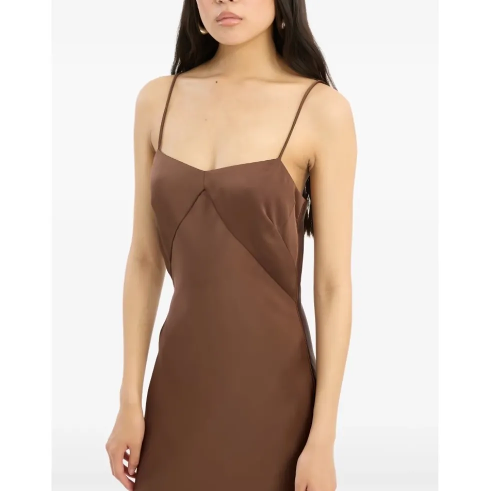 Satin Maxi Slip Dress