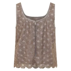 Scallop Sequin Top
