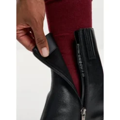 Sculpted Sleek-Heel Ankelstøvle