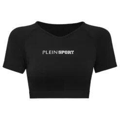 Seamless Cropped T-shirt V-Neck