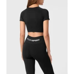 Seamless Cropped T-shirt V-Neck