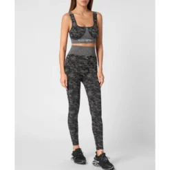 Seamless Crossed Straps Sport Bra
