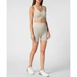 Seamless Wide Straps Sport Bra Logo