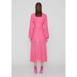 Sequin Midi Kjole Sort