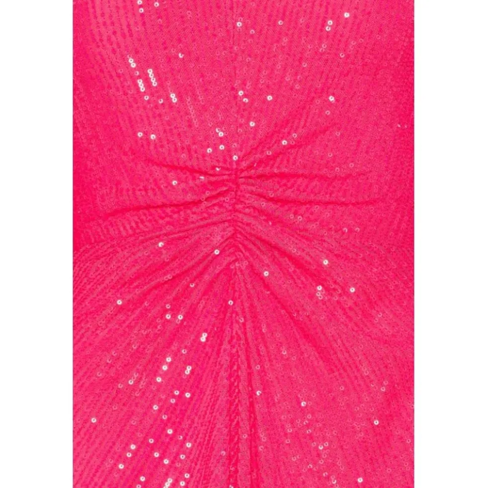 Sequin Midi Kjole Sort