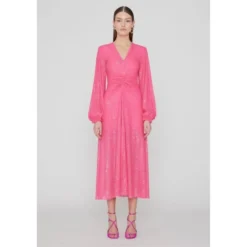 Sequin Midi Kjole Sort
