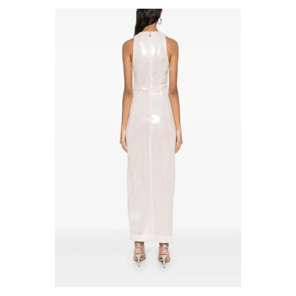 Sequins Buttoned Dress