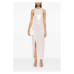Sequins Buttoned Dress