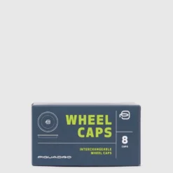 Set of 8 wheel caps in assorted colours