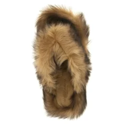 Shearling flip-flops