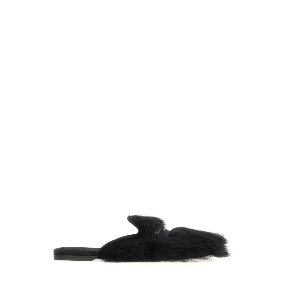 Shearling og ruskind slippers