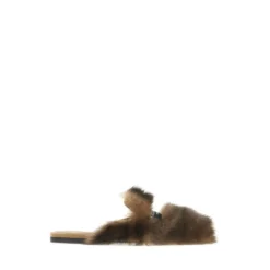 Shearling og Suede Hjemmesko