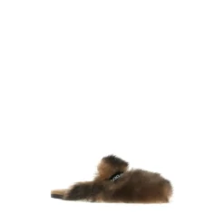 Shearling og Suede Hjemmesko