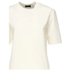Silikone Logo Patch Bomulds T-shirt