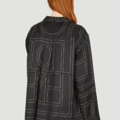 Silke Monogram Skjorte