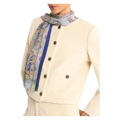 Silketørklæde med Paisley-print
