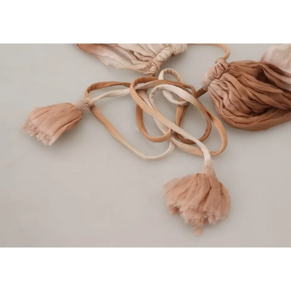 Silke Wrap Sjal Foulard Tørklæde