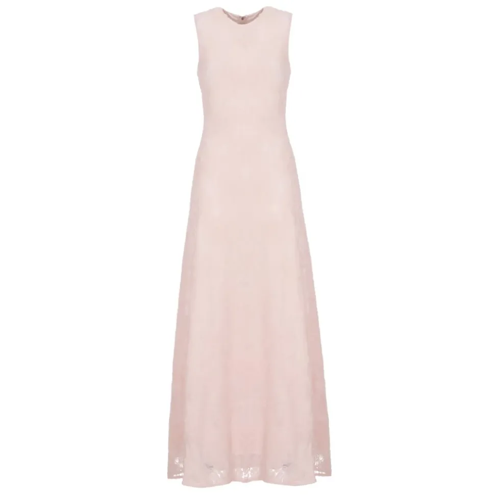 Sleeveless Zip Maxi Kjole