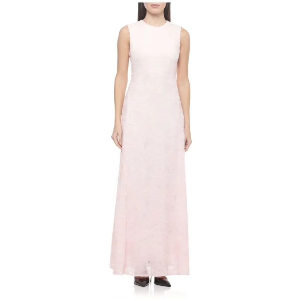 Sleeveless Zip Maxi Kjole