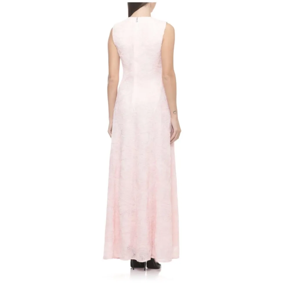 Sleeveless Zip Maxi Kjole