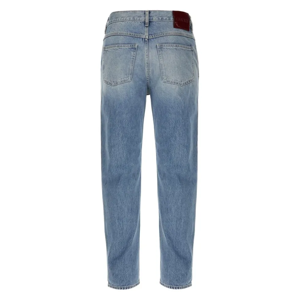 Slim fit bomuldsdenimbuks