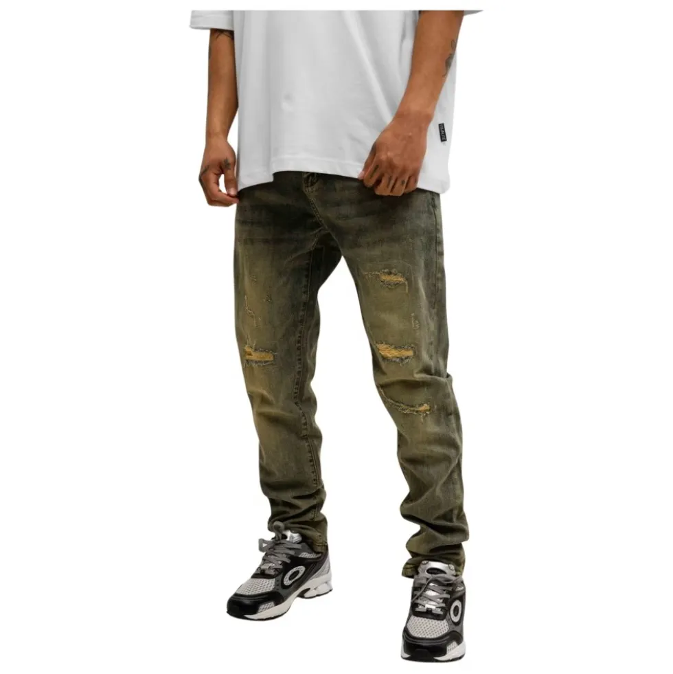 Slim Repaired Denim