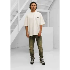 Slim Repaired Denim