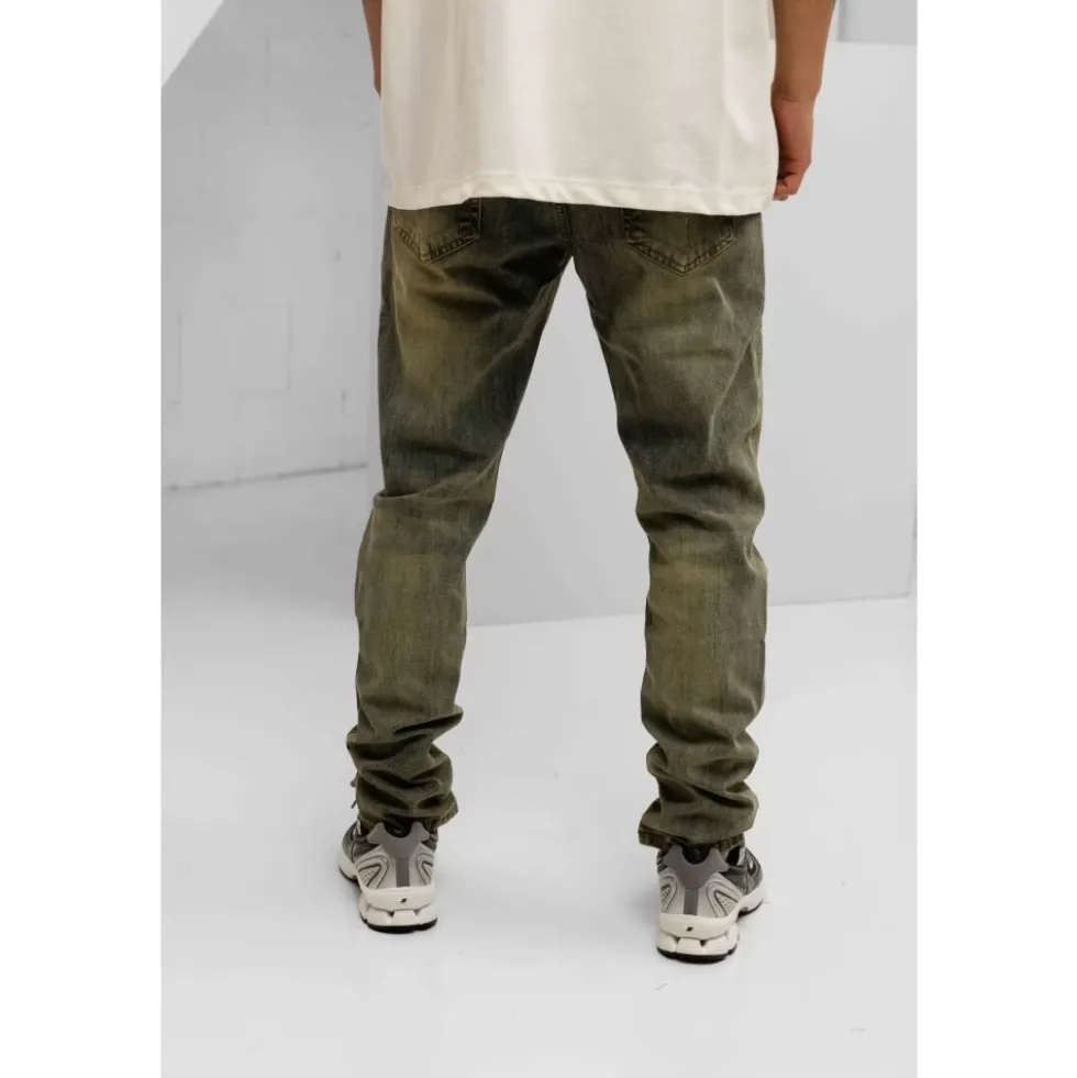 Slim Repaired Denim