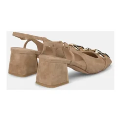 Slingback sko med spænde
