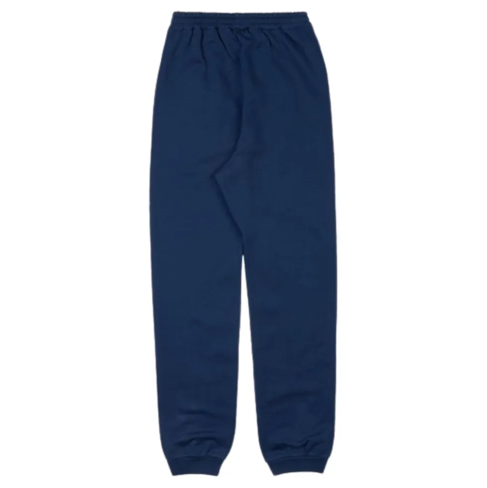Slip-on bukser med logo broderi