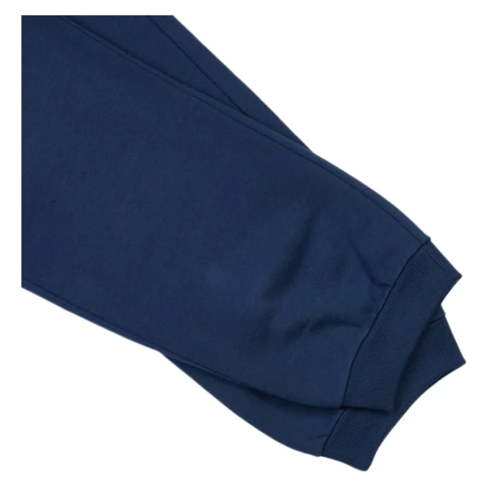 Slip-on bukser med logo broderi