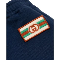 Slip-On Bukser med Logo Broderi