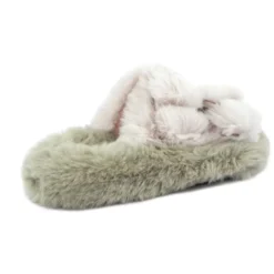 Slipper Pelo Bicolor
