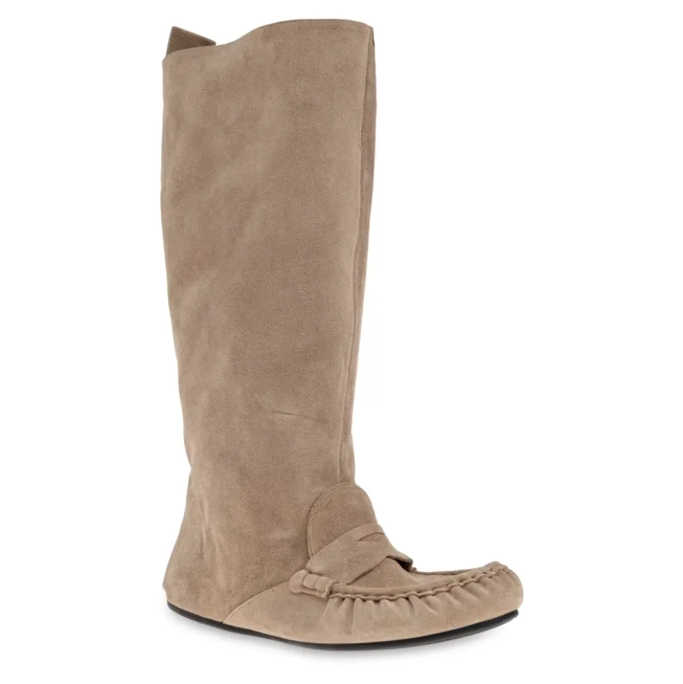 Slouch Saddle Boots