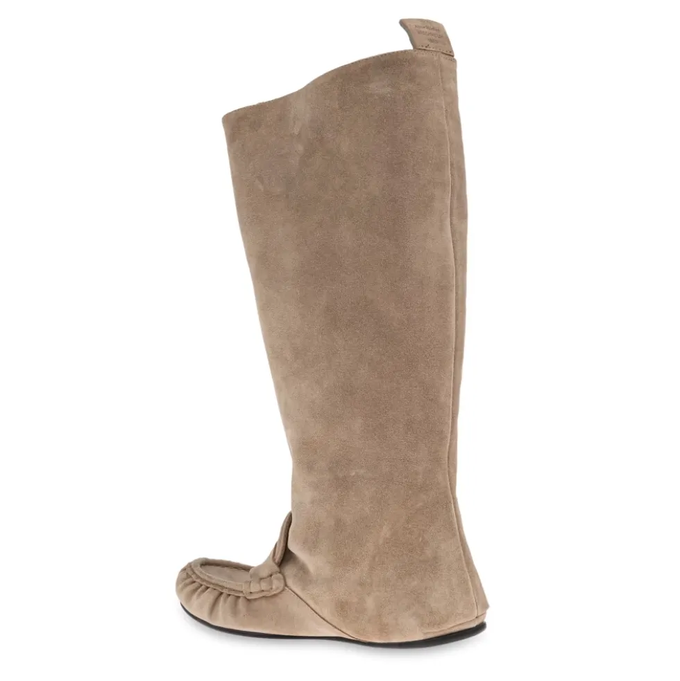 Slouch Saddle Boots