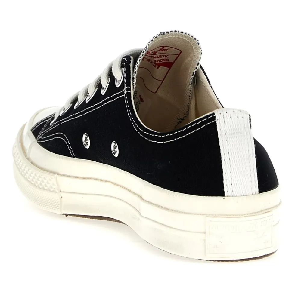 Small Red Heart Low Top Sneakers