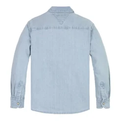 Snap-Button Denim Shirt