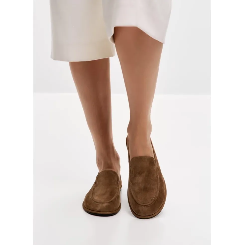 Soft Step Suede Loafers