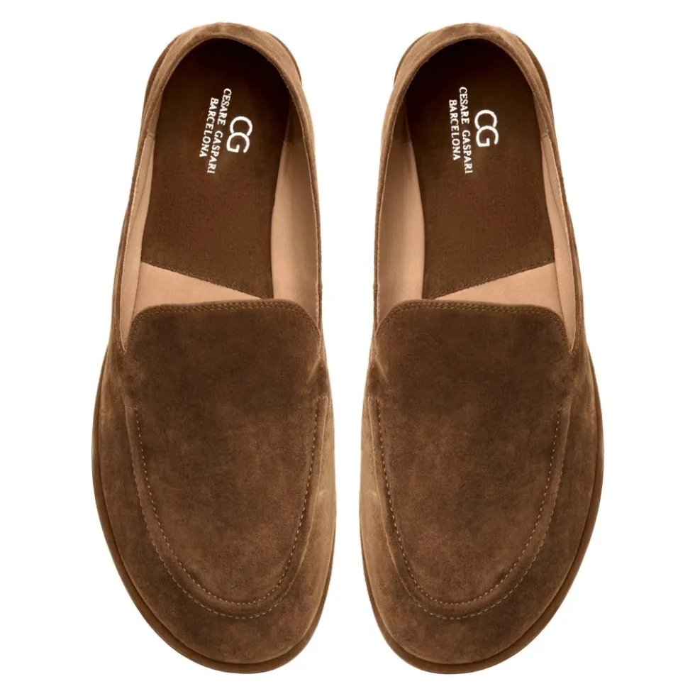 Soft Step Suede Loafers
