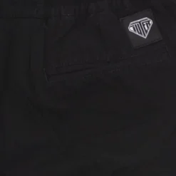 Sort Cargo Shorts Ripstop Stof