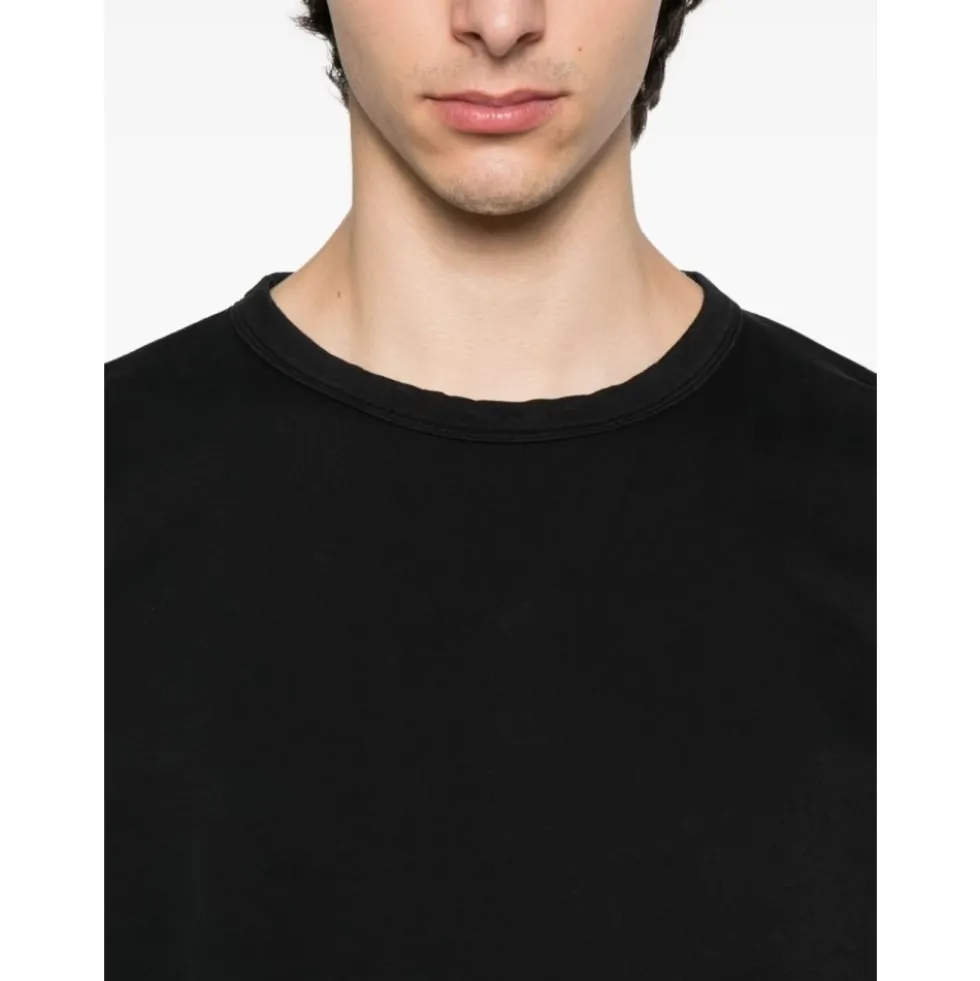 Sort Crew Neck Sweater Bomuld