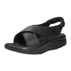 Sorte Lissabon Sandaler Behagelige Gåsko