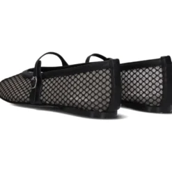 Sorte Mesh Ballerina Sko