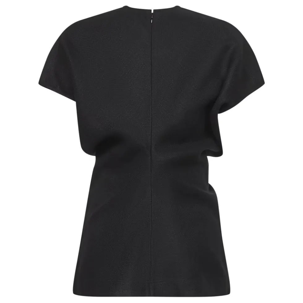 Sort Kimonoærme Top