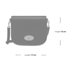 Sort Kirsebær Lille Darley Satchel