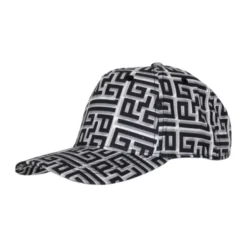 Sort Logo Print Skyggekasket Polyester